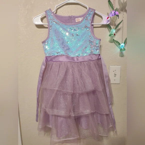 Sparkling Blue and Purple Dress
